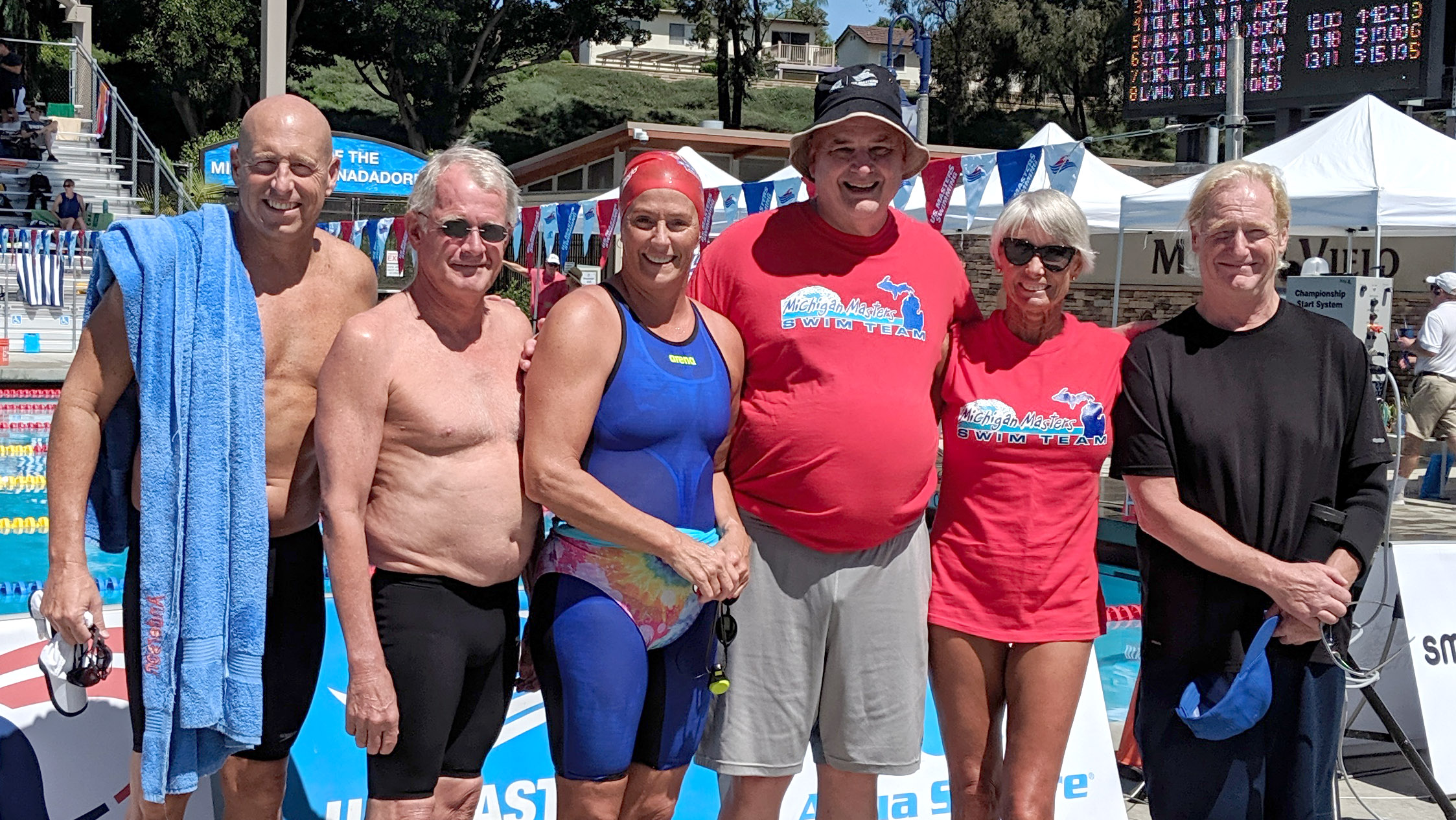 Michigan Masters takes 7th Place at Mission Viejo, CA USMS Long